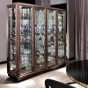 Virgilio Double-Face Glasscupboard 4 Doors VG 714/DB-PLINTH