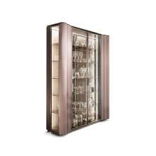 Ares 2 Doors Glass-Cupboard V 752