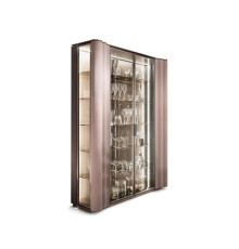Ares 2 Doors Glass-Cupboard V 752