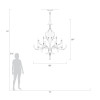 Beveled Arcs 58" Round Chandelier