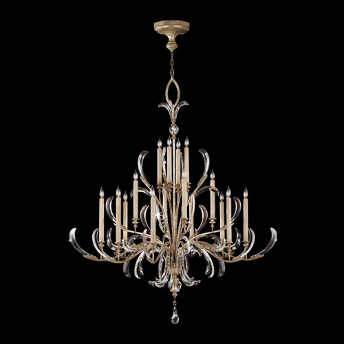 Beveled Arcs 58" Round Chandelier