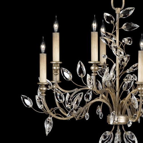 Crystal Laurel 43" Round Chandelier