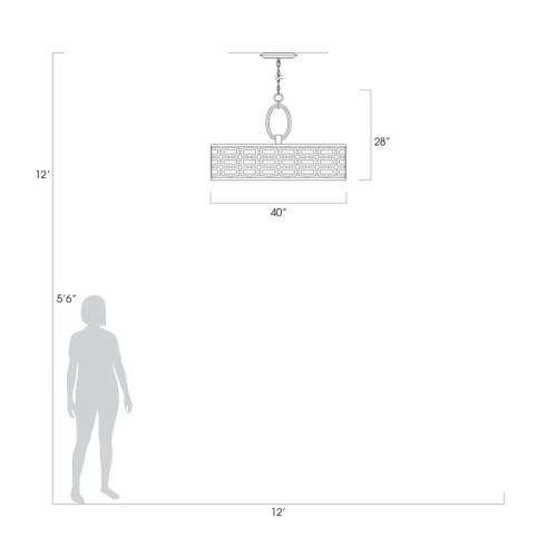 Allegretto 40" Round Pendant