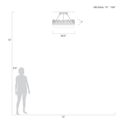 Lior 30.5" Round Pendant