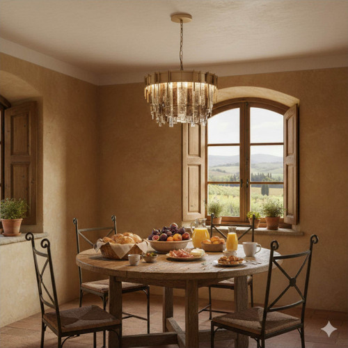 Arpeggio 20.5"W Round Flush Mount