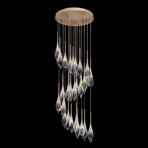 Mayu 32.75"W Round Tall Pendant