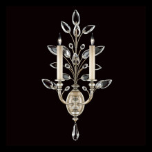 Crystal Laurel 28" Sconce