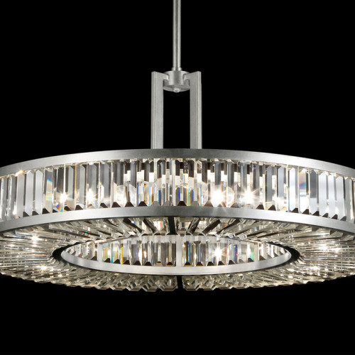 Crystal Enchantment 37" Round Pendant