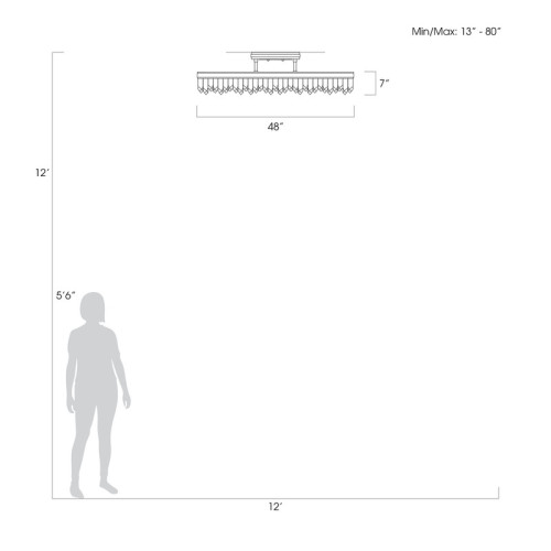 Lior 48" Rectangular Pendant