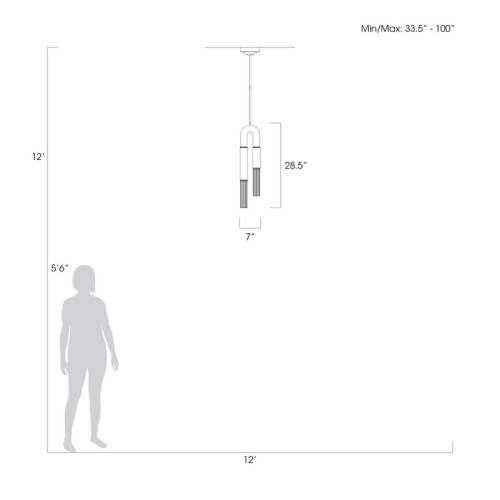 Antonia 7" W Round Pendant