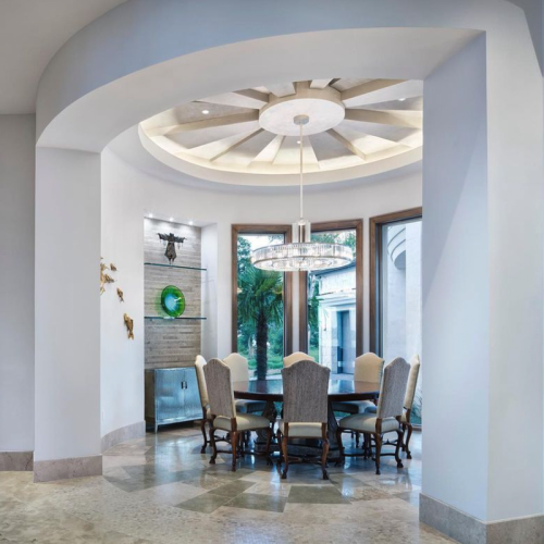 Crystal Enchantment 37" Round Pendant