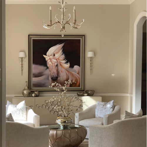 Beveled Arcs 37" Round Chandelier