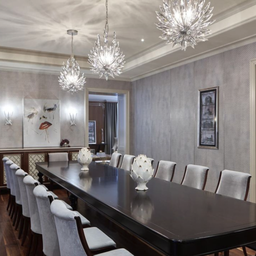 Lily Buds 19" Round Pendant