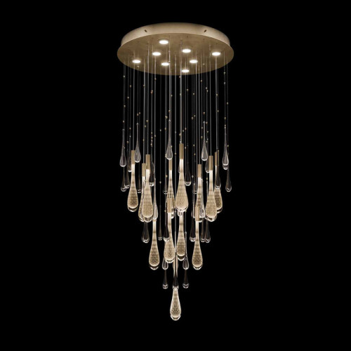 Rain 32"W Round Pendant