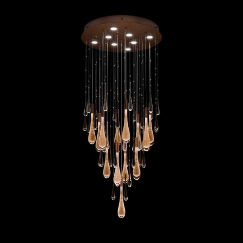 Rain 32"W Round Pendant