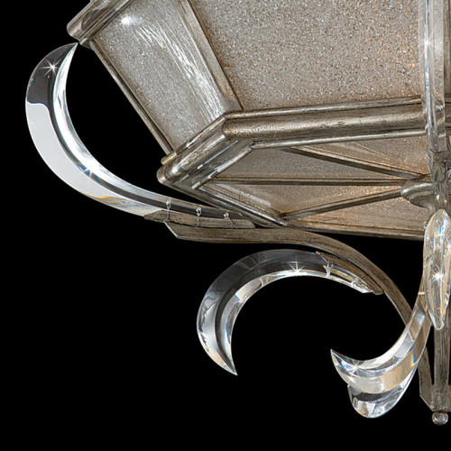 Beveled Arcs 26" Round Flush Mount