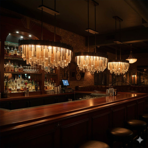 Arpeggio 54.5"W Oblong Pendant