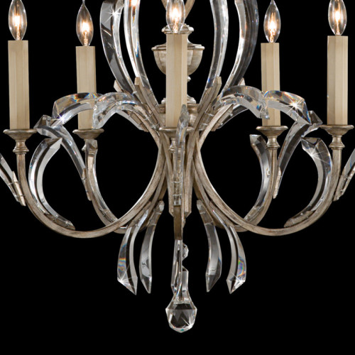 Beveled Arcs 36" Round Chandelier