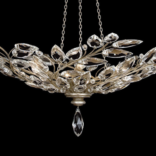 Crystal Laurel 47" Round Pendant