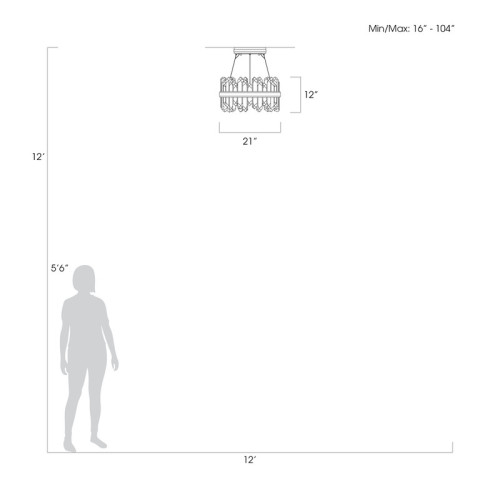 Lior 21" Round Pendant