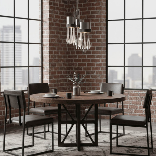 Rain 17.25"W Round Pendant