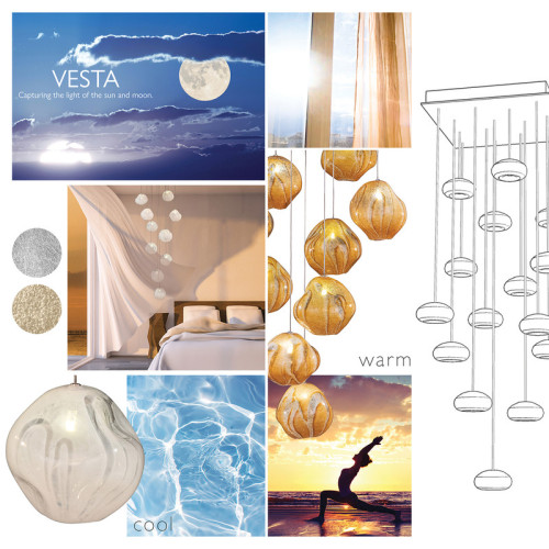 Vesta 22" Round Pendant