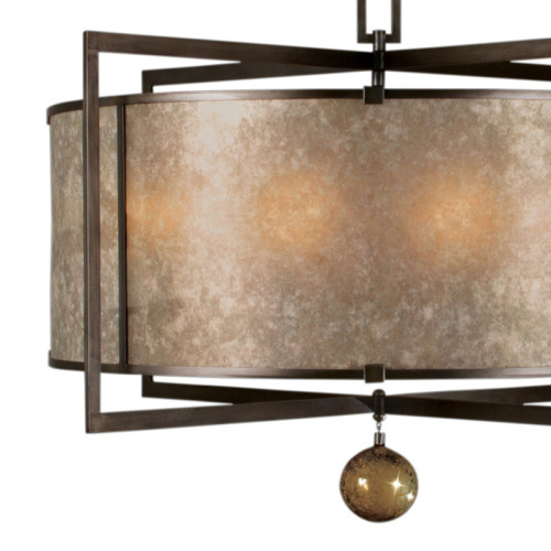 Singapore Moderne 40" Round Pendant