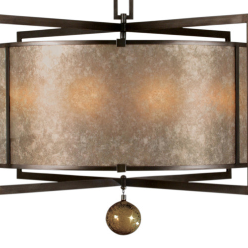 Singapore Moderne 40" Round Pendant