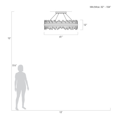 Lior 41" Round Pendant