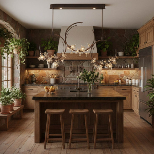 Azu 55" Linear Pendant