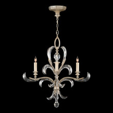 Beveled Arcs 28" Round Chandelier