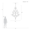 Beveled Arcs 56" Round Chandelier