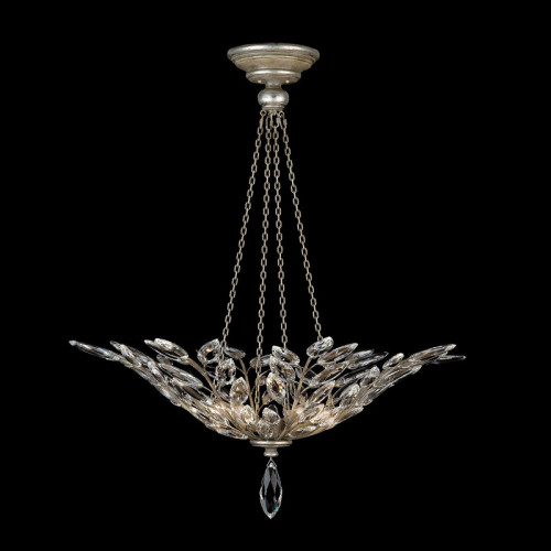 Crystal Laurel 35" Round Pendant