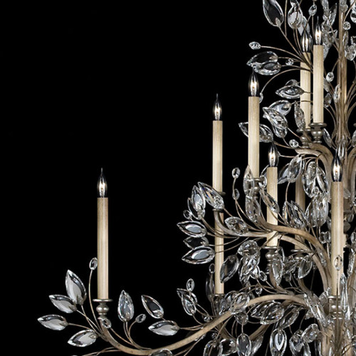 Crystal Laurel 75" Round Chandelier