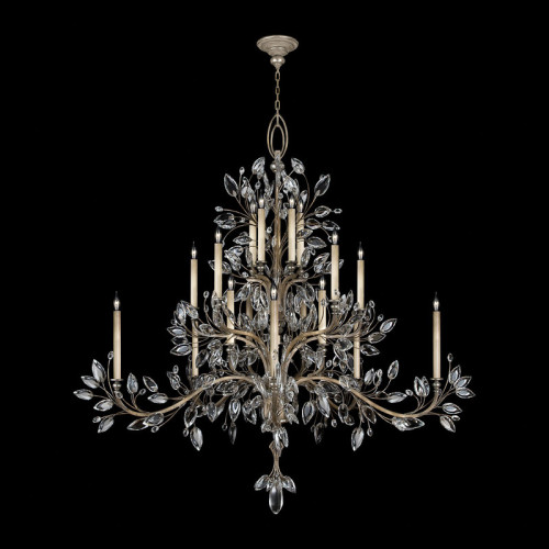 Crystal Laurel 75" Round Chandelier