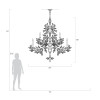Crystal Laurel 75" Round Chandelier