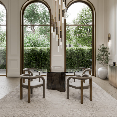 Antonia 31"W Round  Pendant