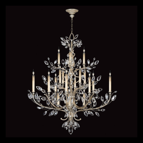 Crystal Laurel 57" Round Chandelier