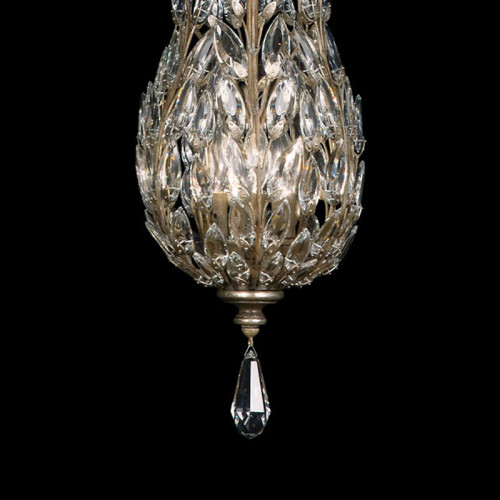 Crystal Laurel 11" Round Pendant