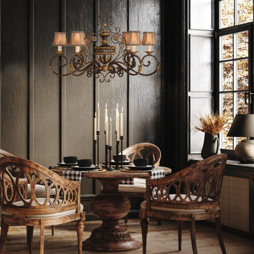 Castile 39" Oblong Chandelier