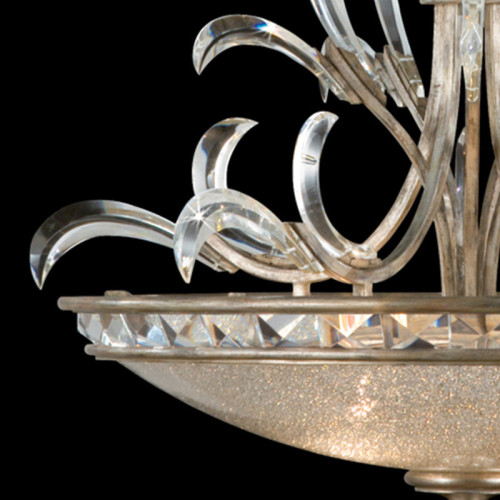 Beveled Arcs 32" Round Pendant