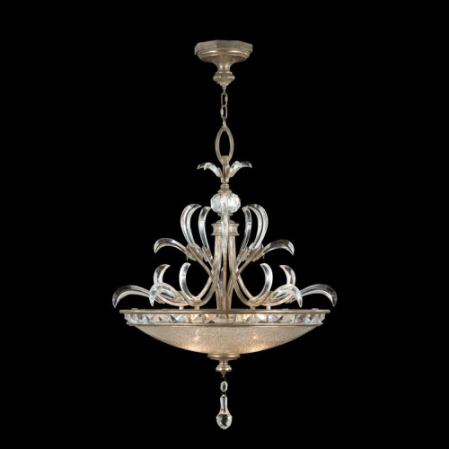 Beveled Arcs 32" Round Pendant