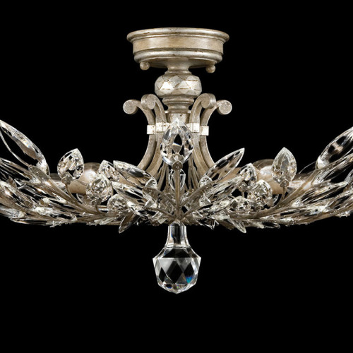 Crystal Laurel 28" Round Semi