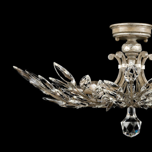 Crystal Laurel 28" Round Semi