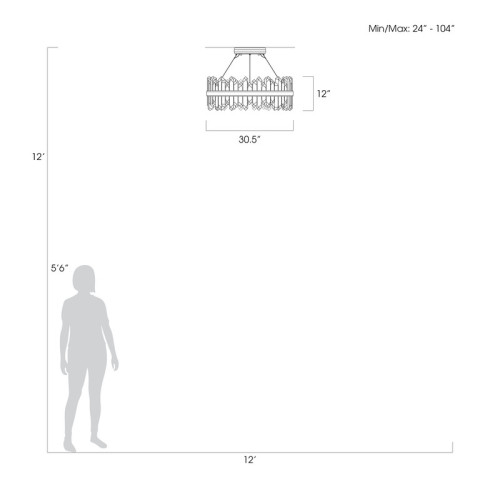 Lior 30.5" Round Pendant