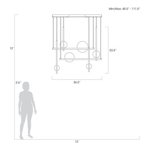Selene 56.5" Pendant