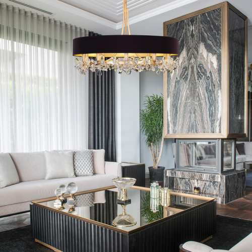 Azu 34.5" Round Chandelier