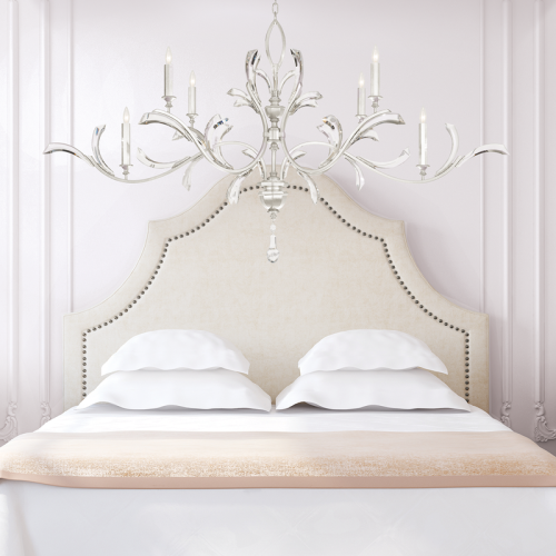 Beveled Arcs 74" Oblong Chandelier