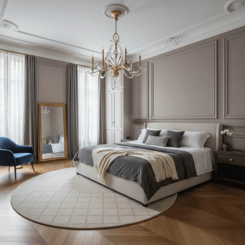 Beveled Arcs 44" Oblong Chandelier