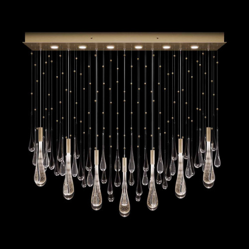 Rain 51"W Rectangular Pendant